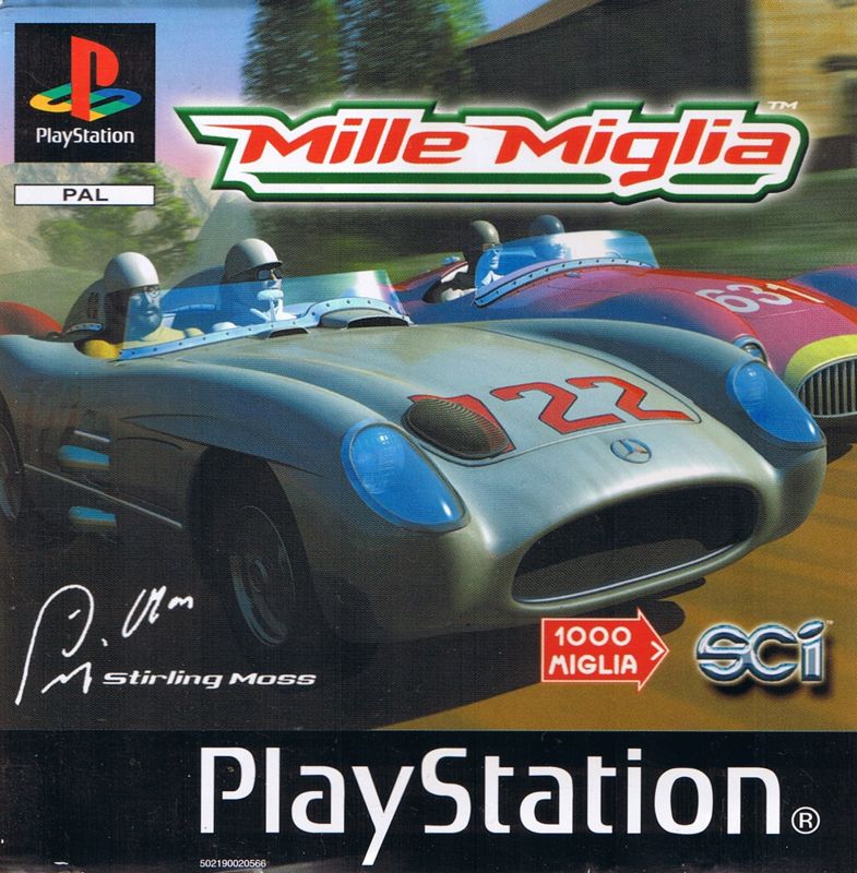 Mille Miglia box art for Playstation